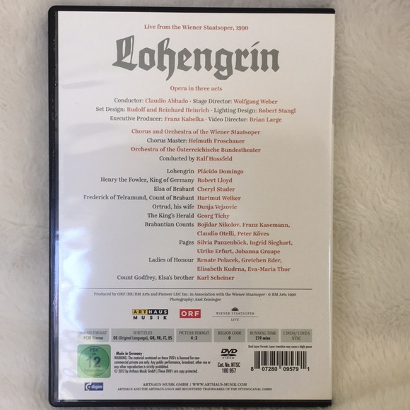 The Wagner Collection 5 DVD Boxed Set ArtHaus Musik Opera Edition - Picture 9 of 16